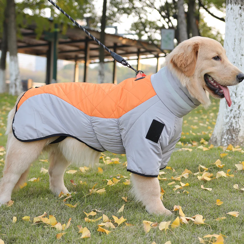 Macacão Impermeável para Cães Grandes de Algodão Quente - Image 6
