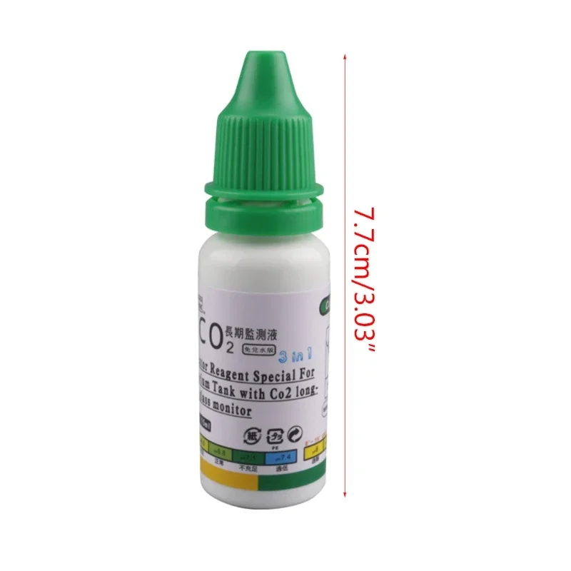 Monitor de CO2 para Aquário de Vidro 15ml com Detector de Cores - Imagem 6