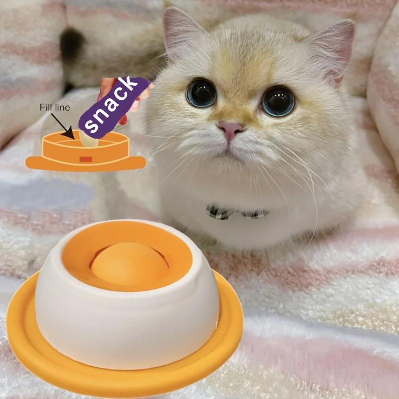 Brinquedo Alimentador Lento Laranja para Cães - Imagem 4