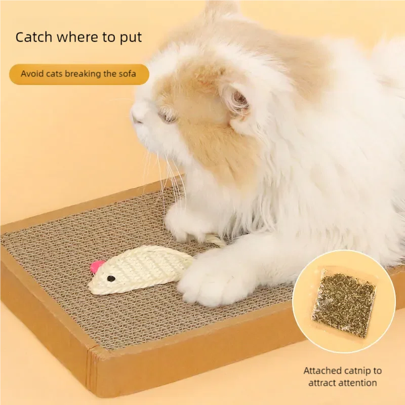 Arranhador de Papelão para Gatos Protetor de Móveis - Imagem 2