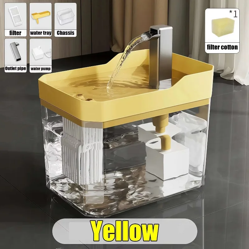 Fonte de Água para Gatos 1,5 L com Filtro Removível - Imagem 6