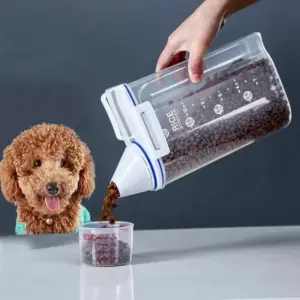 recipiente para ração de cães e gatos