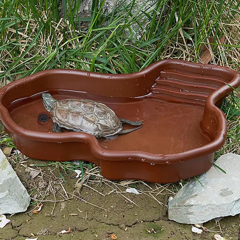 Prato de Água para Répteis com Rampa e Terraço, 5 cm de altura - Imagem 4
