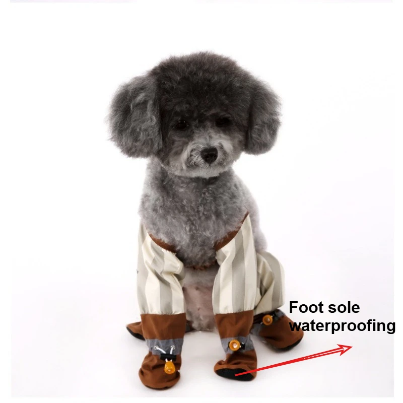 Macacão para Cães Pequenos com Faixa Refletiva para Passeios Noturnos - Imagem 2