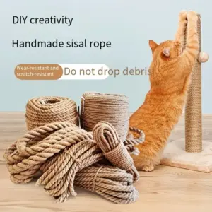 arranhador para gatos de corda de juta