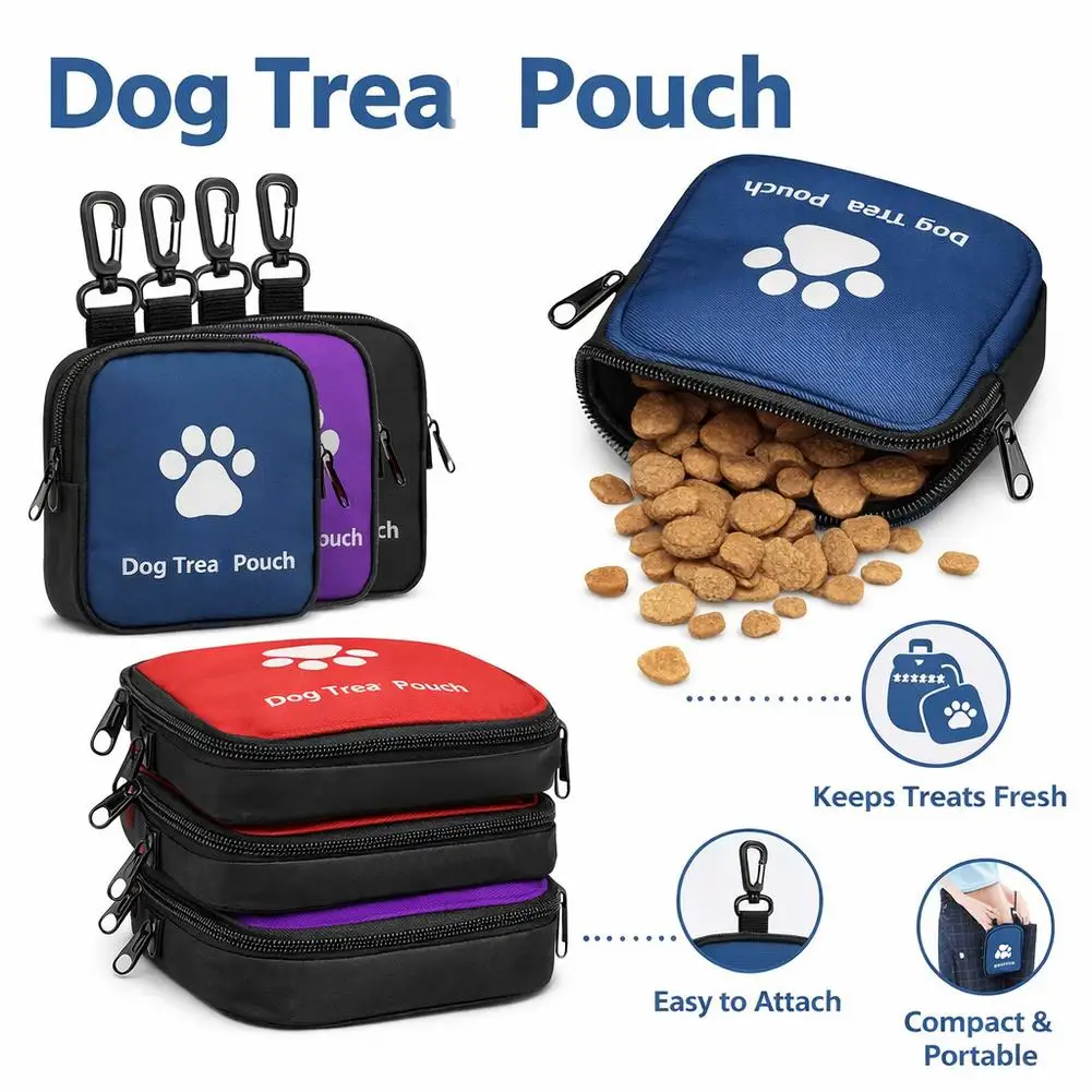Bolsa para Petiscos de Cães para Passeio com Bolso de Armazenamento - Imagem 2