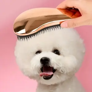 pente desembaraçador para cães galvanizado