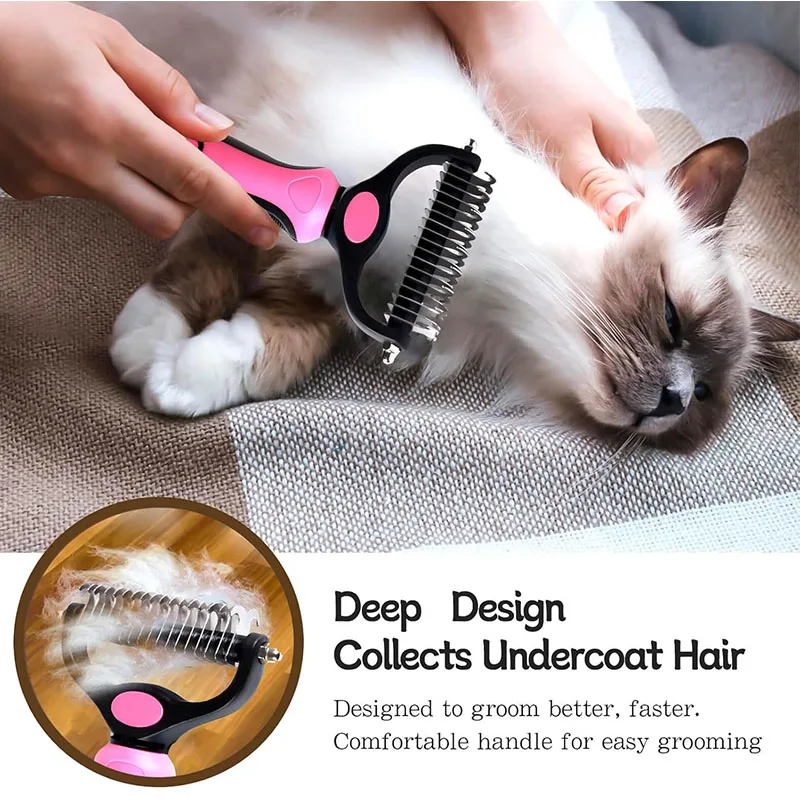 Escova Removedora de Pelos para Cães e Gatos Autolimpante - Imagem 2