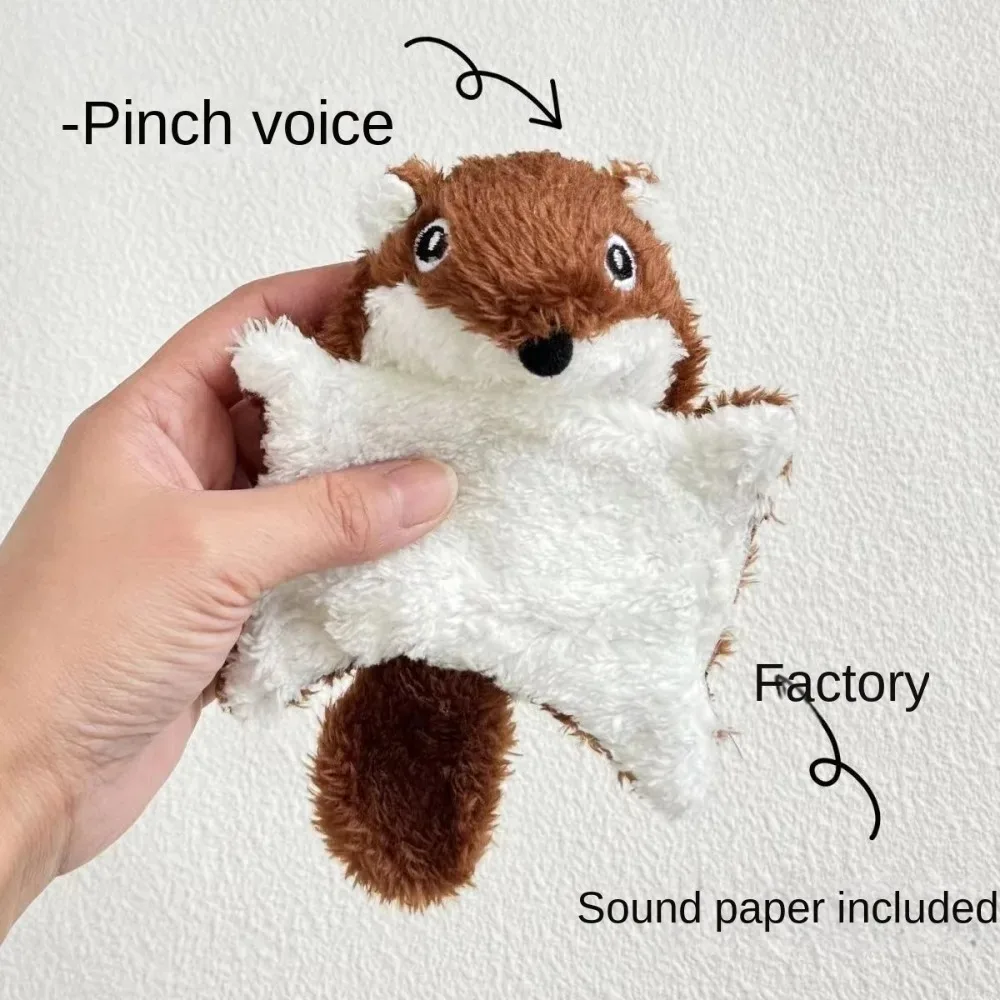 Brinquedo para Gato Esquilo Voador de Pelúcia com Som - Imagem 2