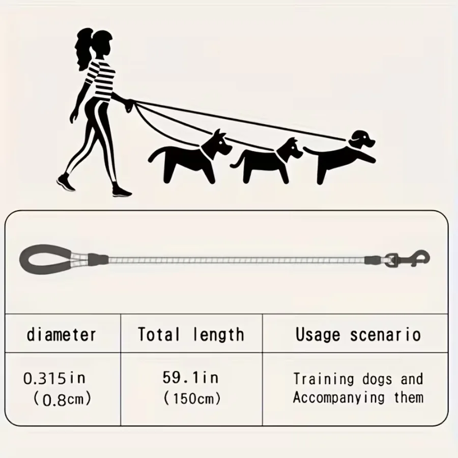 Coleira de Nylon para Cães de Porte Pequeno, Médio e Grande com Alça Confortável - Imagem 6