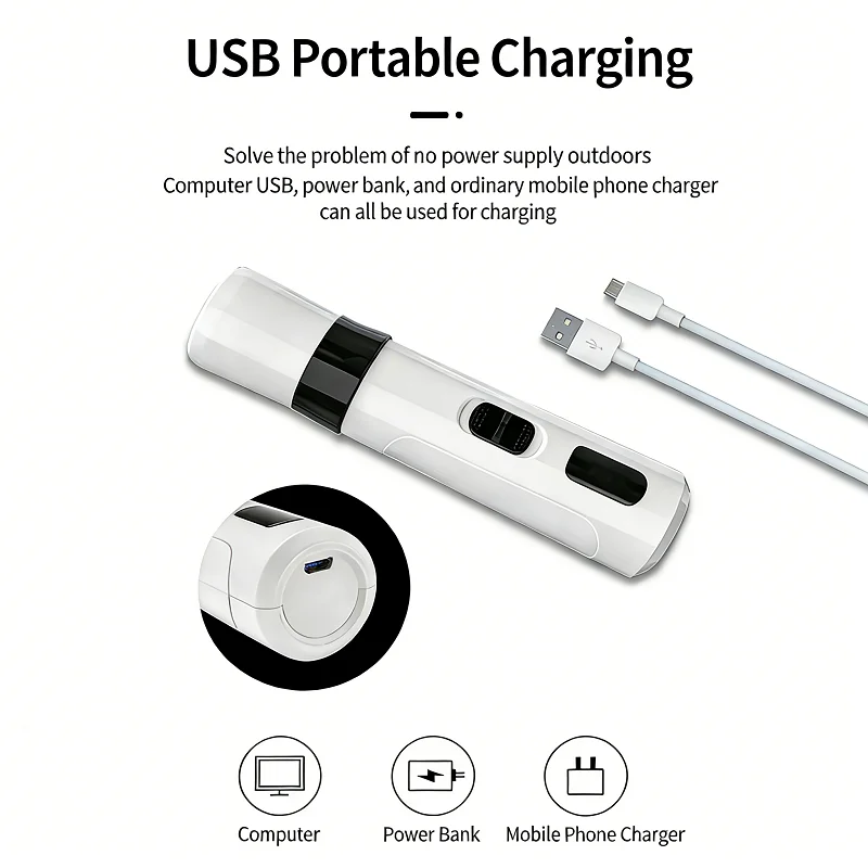 Cortador de Unhas Elétrico para Cães e Gatos Pequenos a Médios USB Recarregável - Image 5