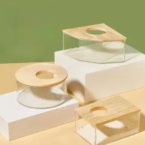 caixa de areia para hamster transparente