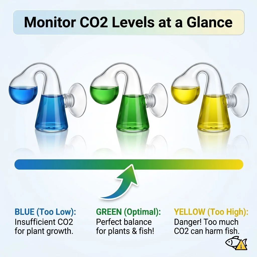 Monitor de CO2 para Aquário com Solução Indicadora Pré-Misturada - Imagem 3