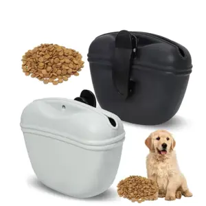 bolsa para petiscos de cão com fecho magnético