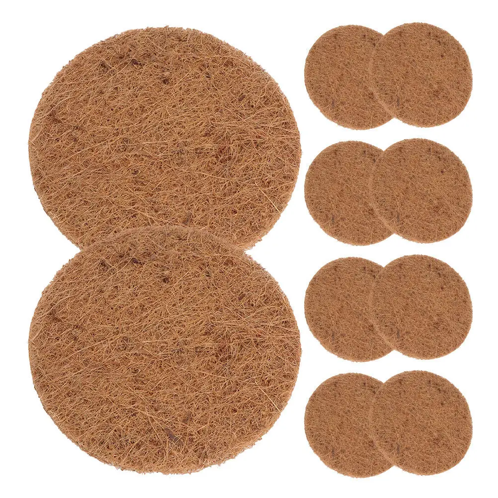 Tapete Redondo de Fibra de Coco para Ninho de Pássaros 15 cm - Image 2