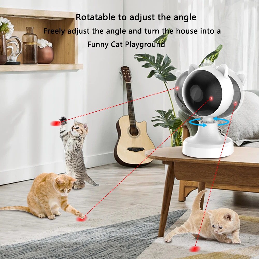 Brinquedo Laser para Gatos Recarregável USB com Sensor Inteligente - Image 2