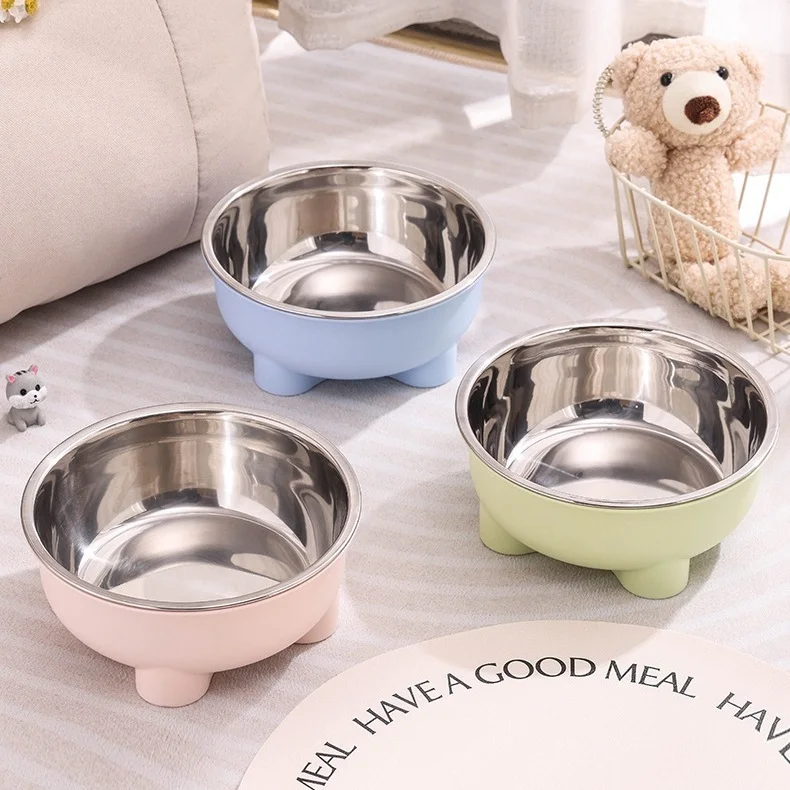 Tigela para Cães e Gatos de Aço Inoxidável 13,8 cm com Base Antiderrapante - Imagem 5
