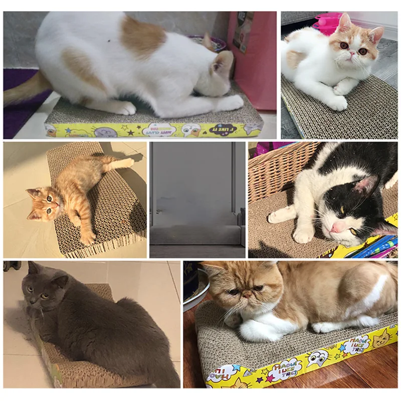 Arranhador para Gatos de Papelão Ondulado Resistente a Arranhões - Imagem 6