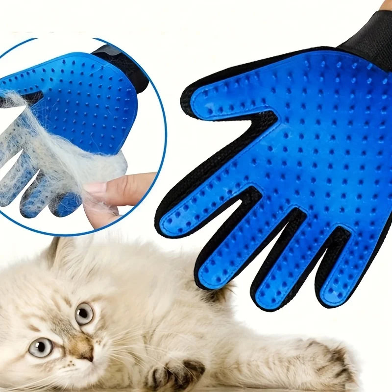 Luva de Tosa para Gatos de Silicone para Remover Pelos - Imagem 2