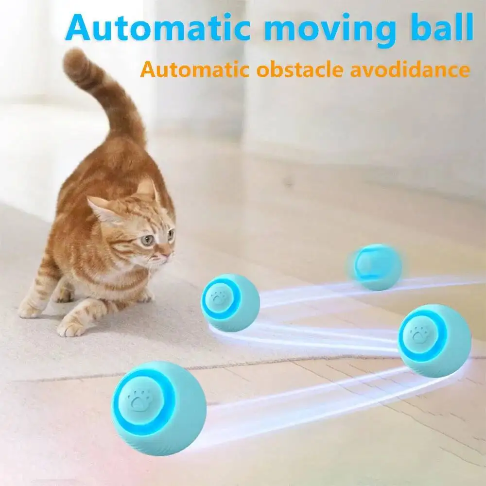Bola Interativa para Gatos Recarregável USB com Auto-Movimento - Imagem 3