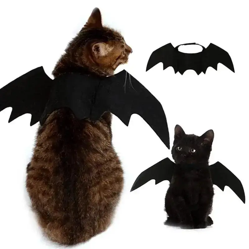 Asas de Morcego para Gatos de Feltro com Ajuste em Velcro para Fantasia - Image 2