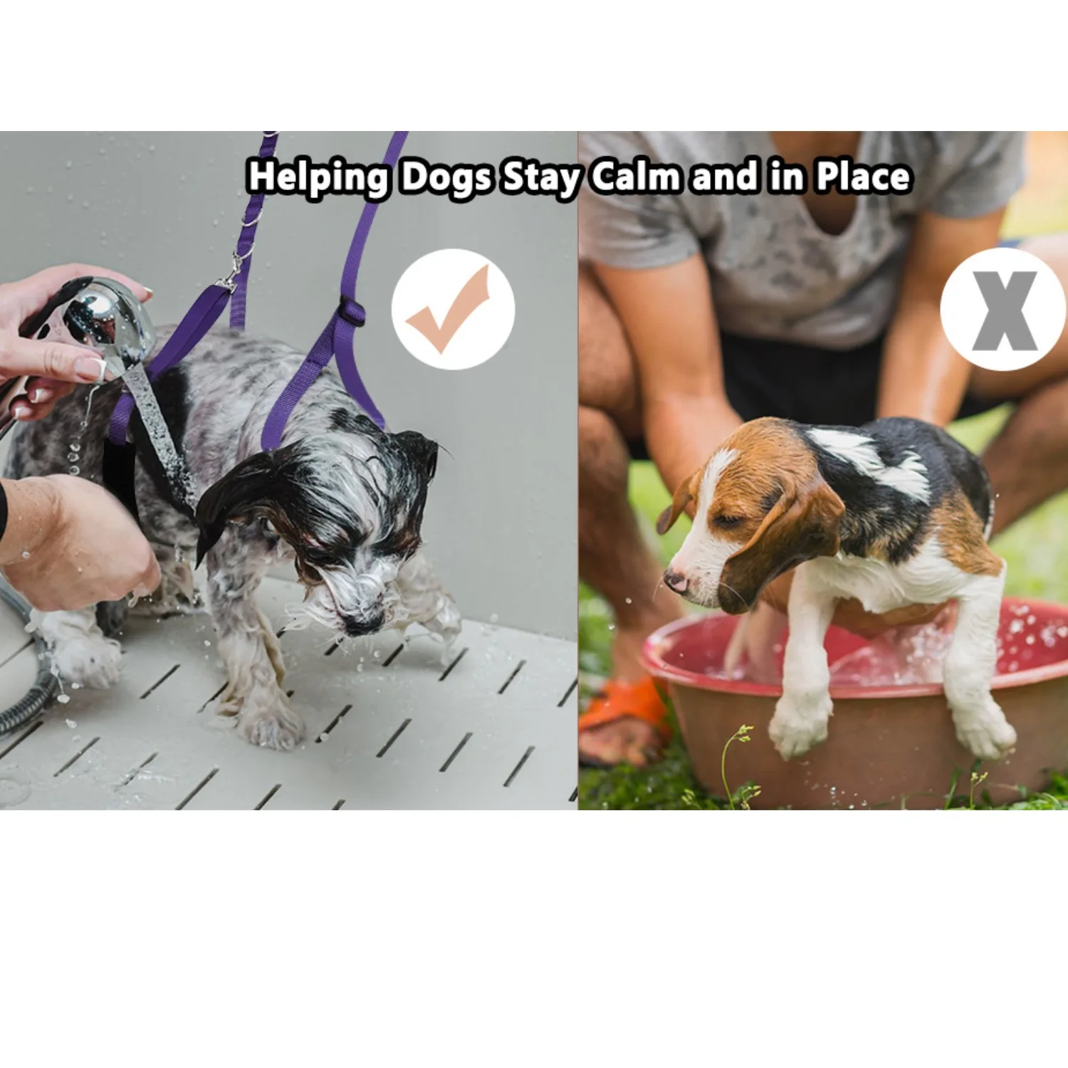 Cinta de Restrição para Banho e Tosa de Cães Ajustável para Mesa - Imagem 5