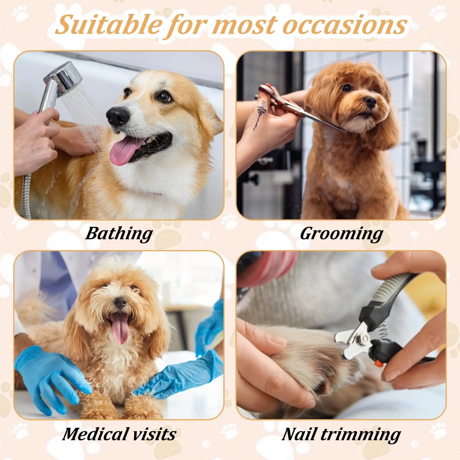 Cinta de Segurança para Tosa de Cães Ajustável para Mesa de Tosa - Imagem 5