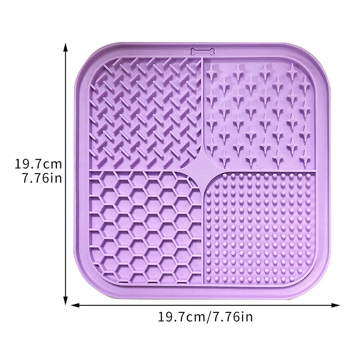 Tapete de Lamber para Pets de Silicone com Ventosa - Imagem 5