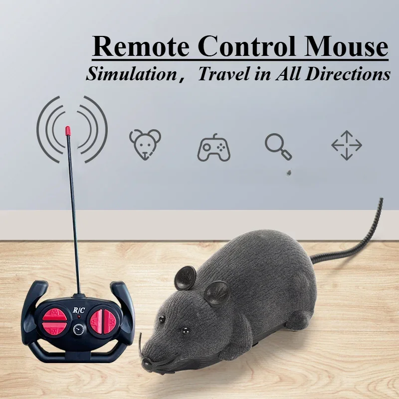 robô mouse para gatos com controle remoto