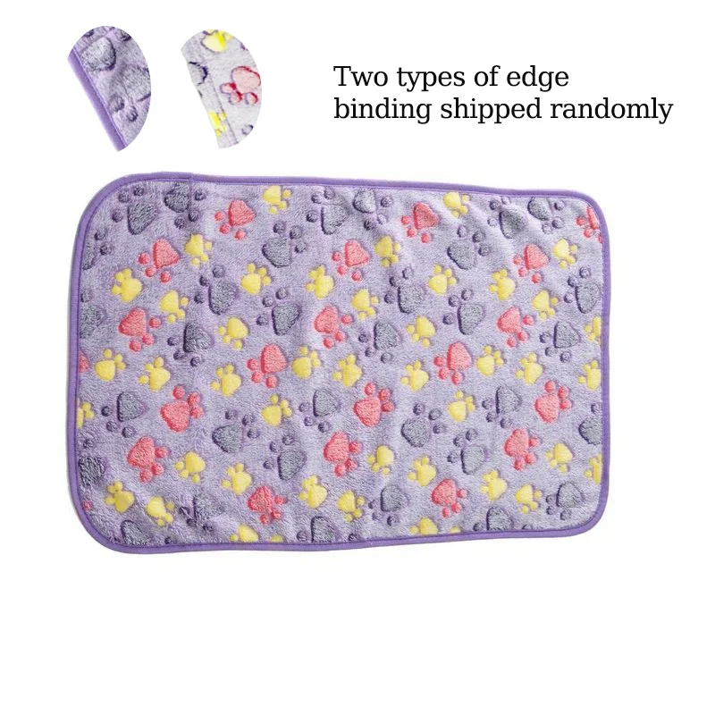 Cobertor para Cães e Gatos de Fleece com Estampa de Pata - Image 2