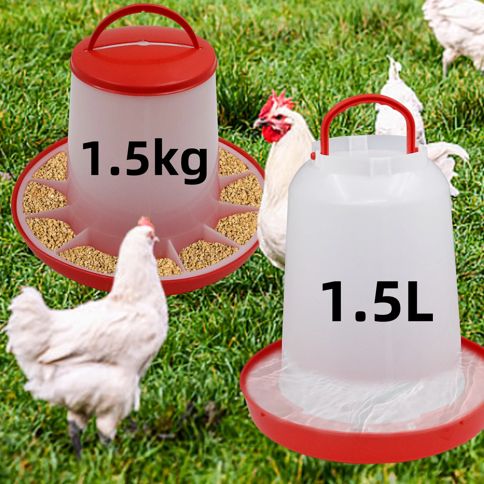 bebedouro para aves 1,5l plástico