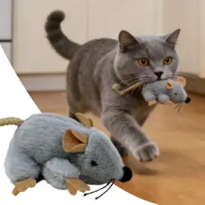 brinquedo de rato para gatos de pelúcia