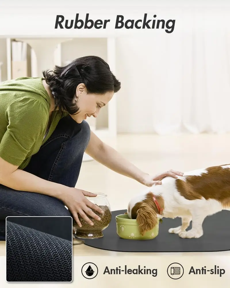 Tapete Absorvente para Comida de Cães, Tigela de Água, Secagem Rápida - Imagem 4