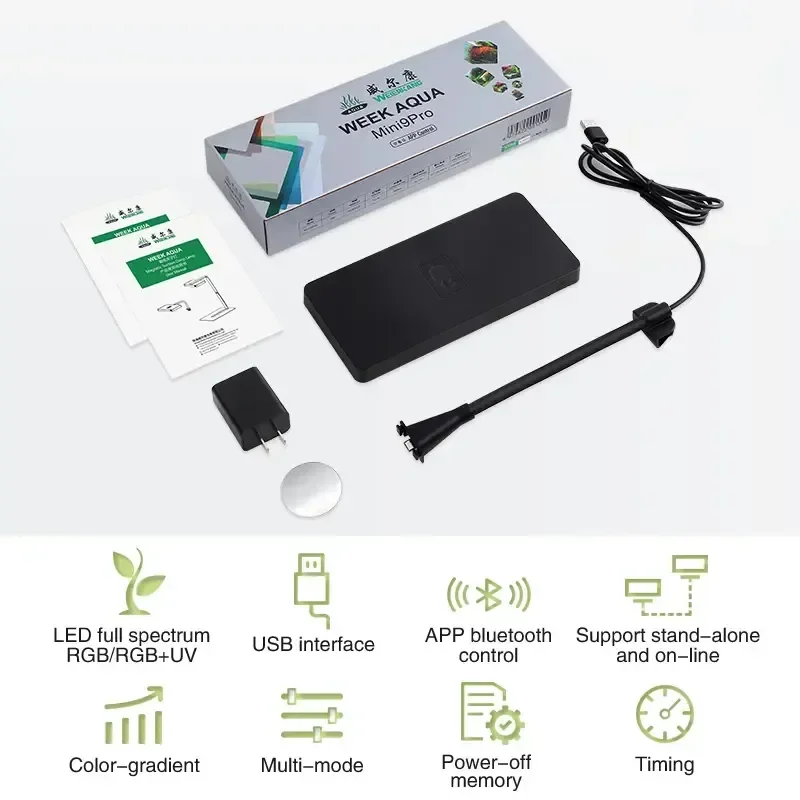 WEEK AQUA Luz LED para Aquário Plantado Espectro Completo - Imagem 6