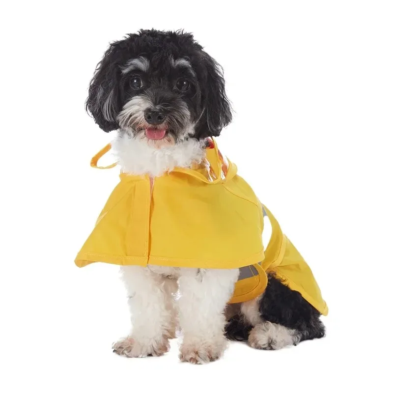 Capa de Chuva para Cães Reflexiva com Barriga Fechada - Imagem 3