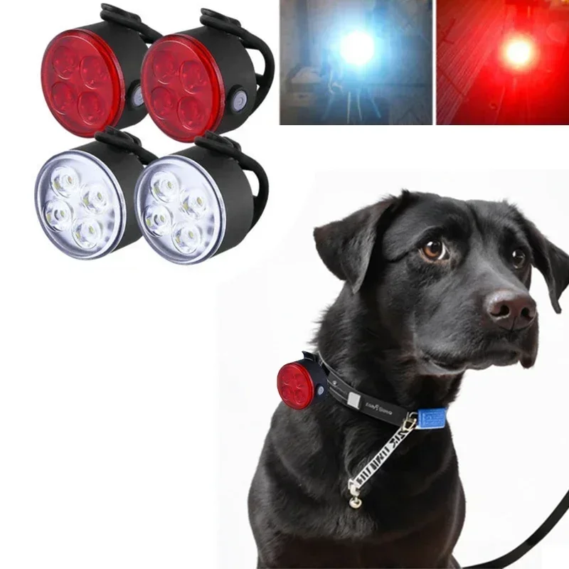 Luz de Coleira LED Recarregável para Cães e Gatos para Passeios Noturnos - Image 2