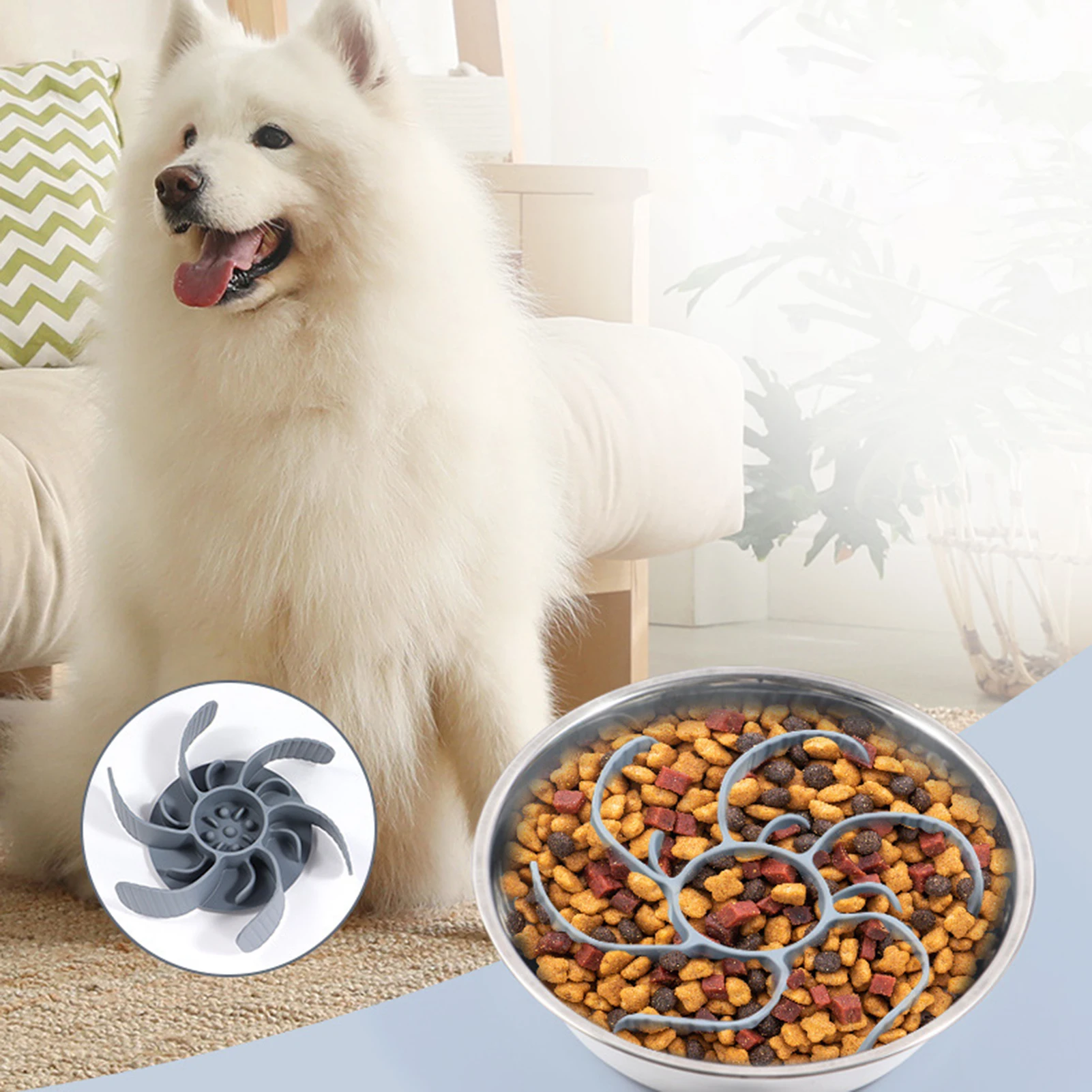 Comedouro Lento para Cães Grande de Silicone com Ventosa Antideslizante - Imagem 4