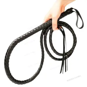 chicote de couro sintético para role-playing