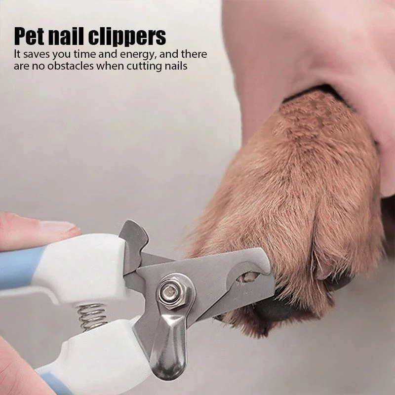 Cortador de Unhas para Cães e Gatos de Aço Inoxidável com Mola Durável - Imagem 5