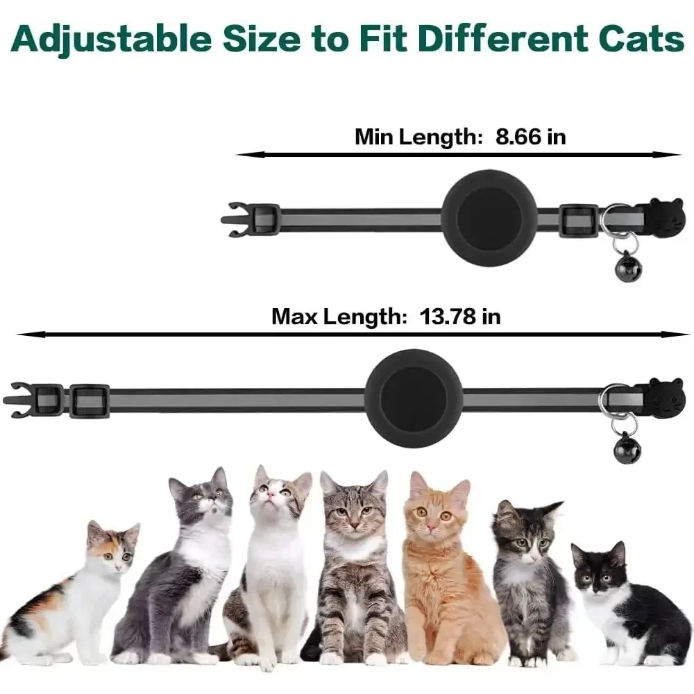 Coleira para Gatos com Suporte para AirTag e Fecho de Segurança - Imagem 2