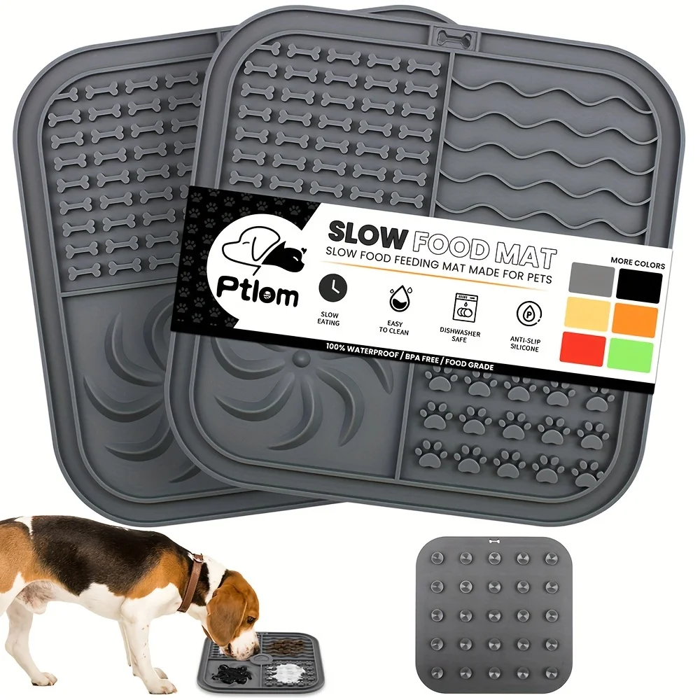 tapete de silicone para cães alimentação lenta