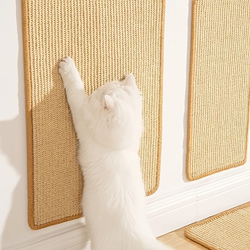 arranhador adesivo de sisal para gatos