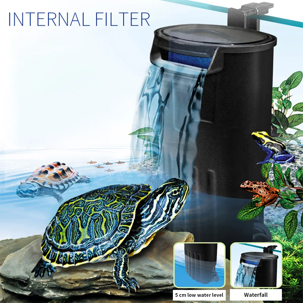 Filtro para Tartarugas e Répteis 5W para Aquário com Nível de Água Baixo - Imagem 3