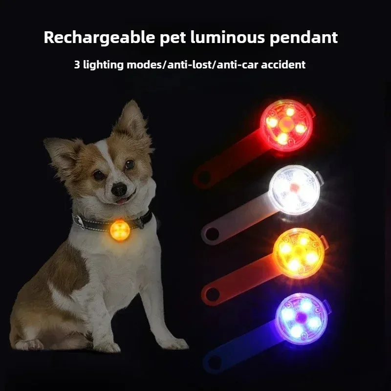 Coleira LED para Cães e Gatos Luz Noturna IPX7 à Prova D'Água - Imagem 6