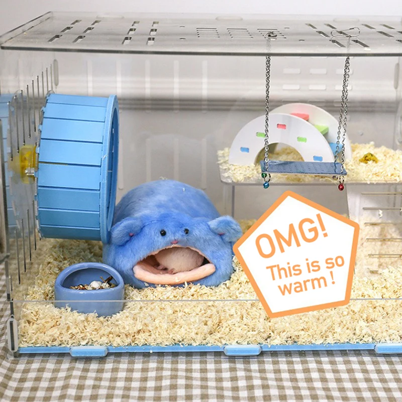 Cama Suspensa para Roedores Macia para Hamster com Design Atraente - Imagem 3