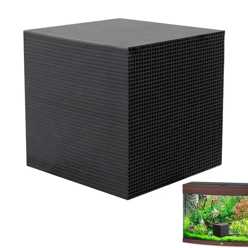 Cubo Purificador de Água para Aquário Bloco de Carvão Ativado - Imagem 5
