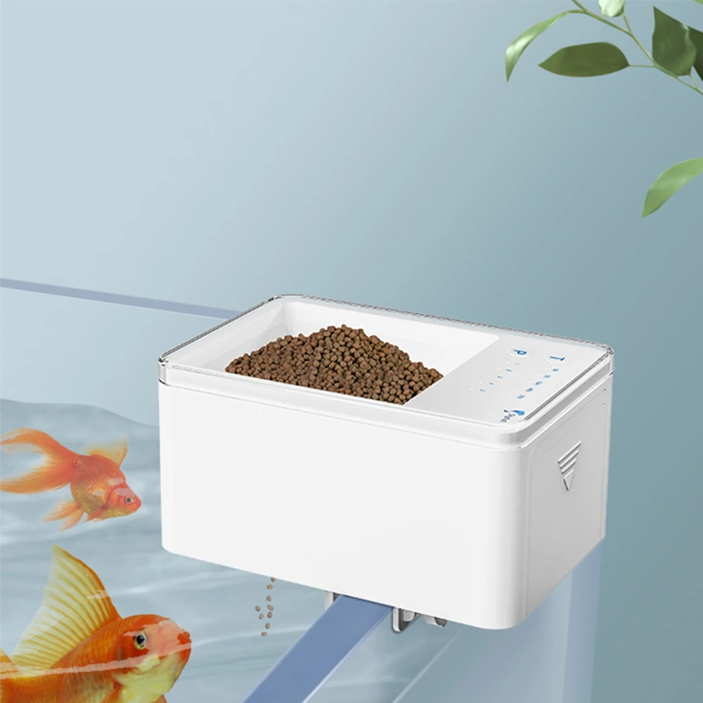 alimentador inteligente para peixes com temporizador