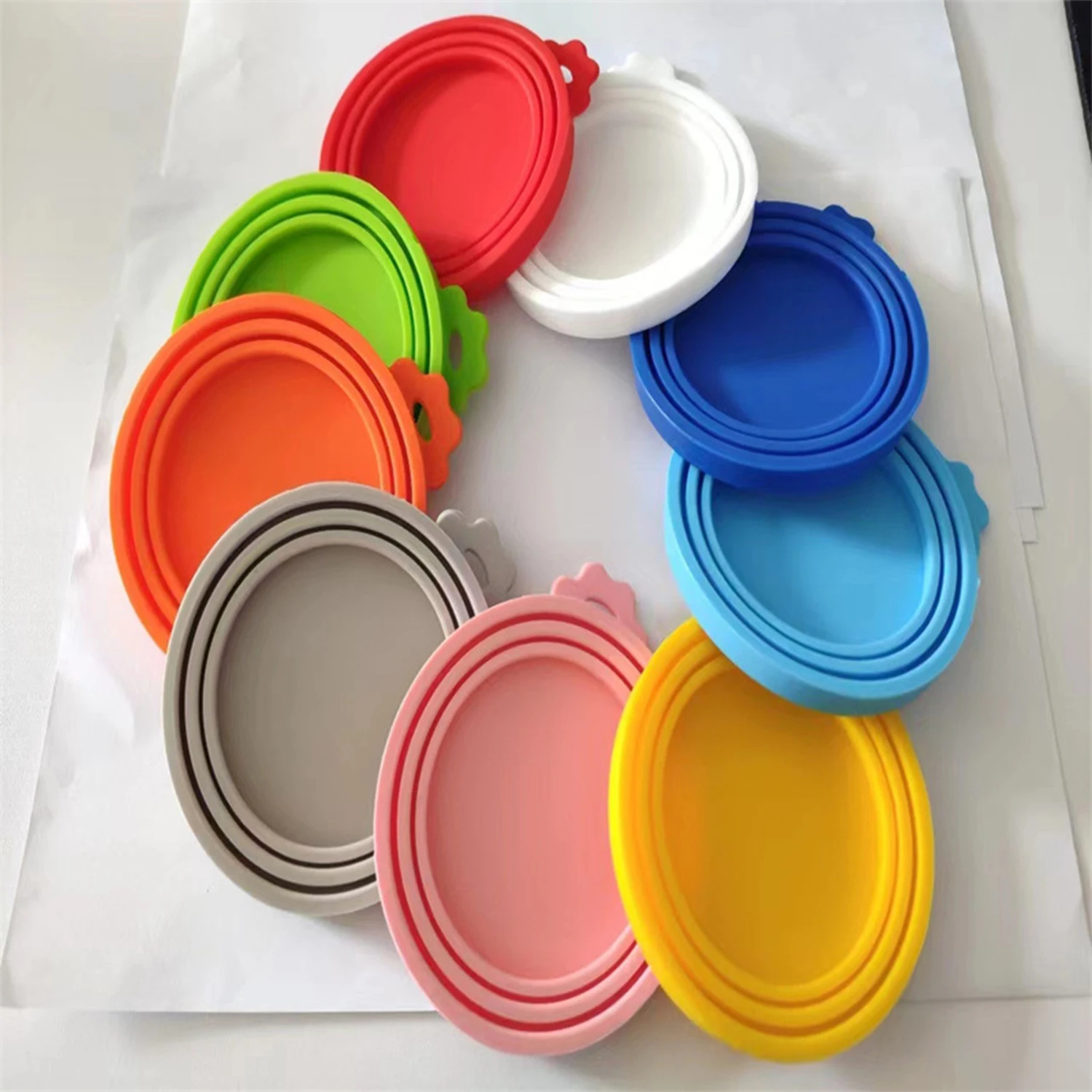 Tampa de Silicone para Potes de Ração 3 em 1 com Vedação - Imagem 5