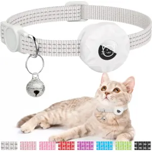 coleira para gatos com suporte airtag
