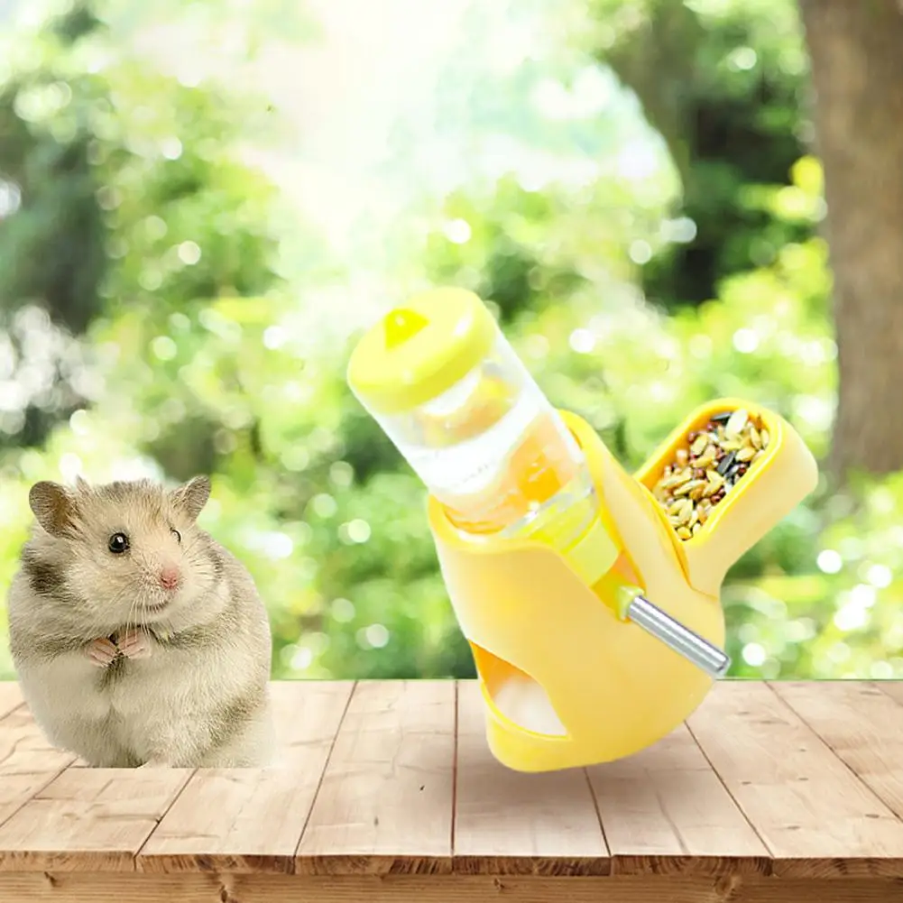 Bebedouro para Hamster e Pequenos Animais Plástico com Recipiente para Comida - Imagem 6